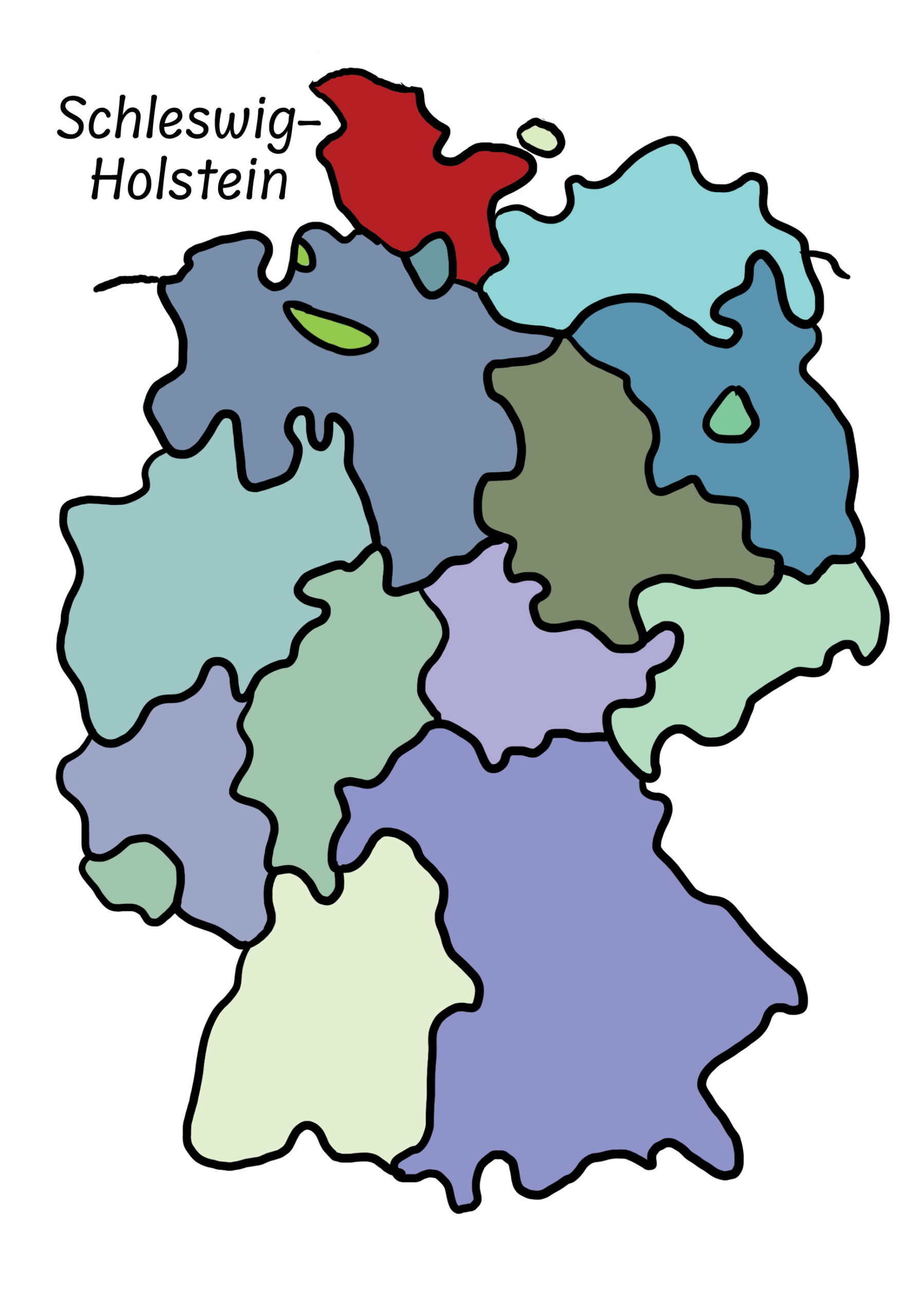 Karte Schleswig Holstein
