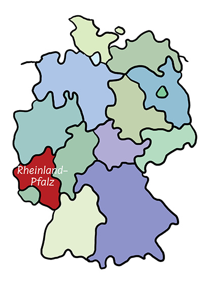 Sachsen-Anhalt auf der Deutschlandkarte