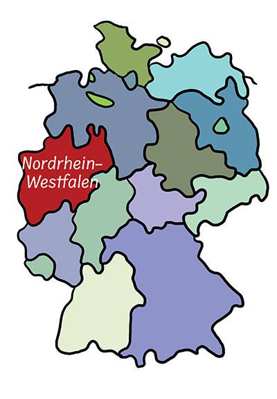 Sachsen-Anhalt auf der Deutschlandkarte